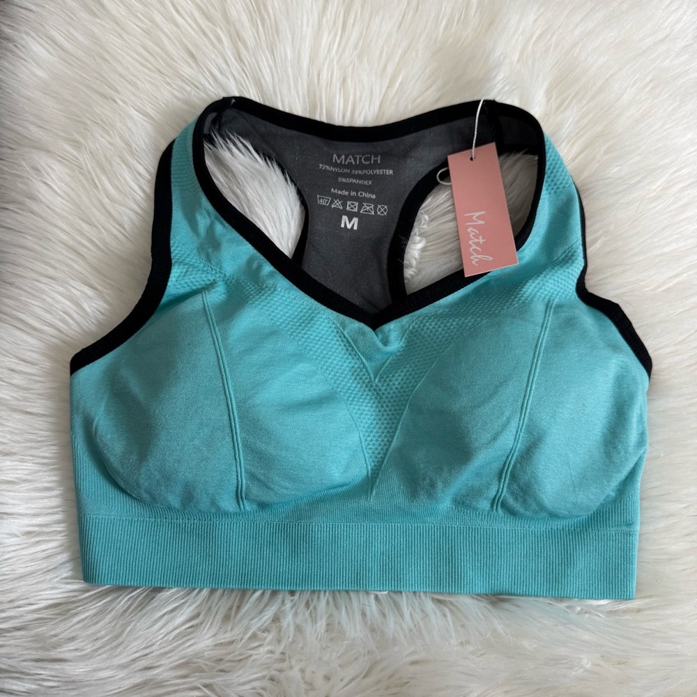 Match Women's Aqua Sports Bra